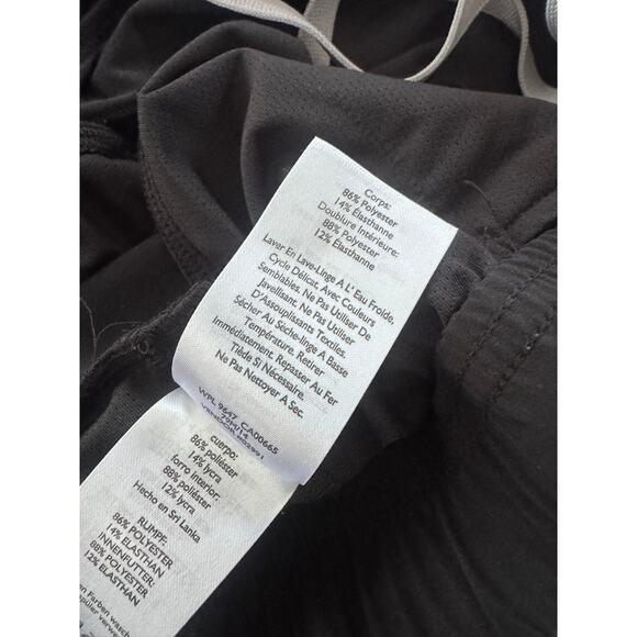 Eddie Bauer Mens Large Black Running Shorts Lined Drawstring - Picture 6 of 9